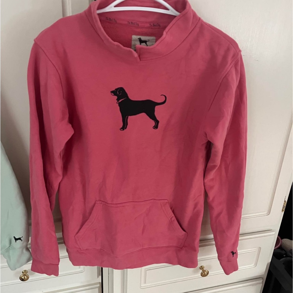 The Black Dog Pink Sweater with Dog Design